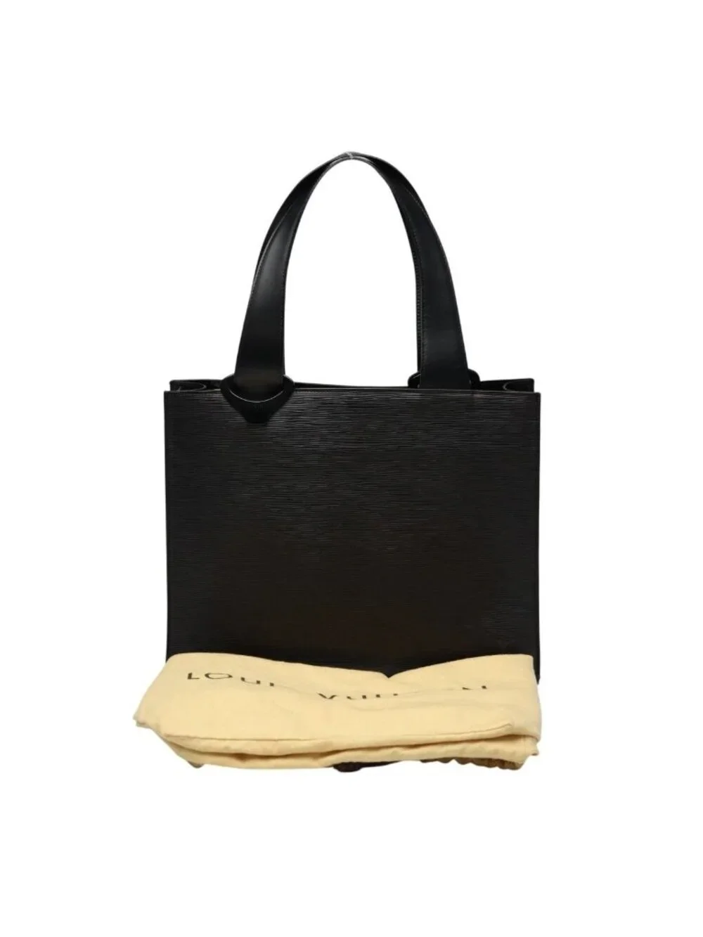 Louis Vuitton Epi Tote Gemo Shoulder Bag Black
